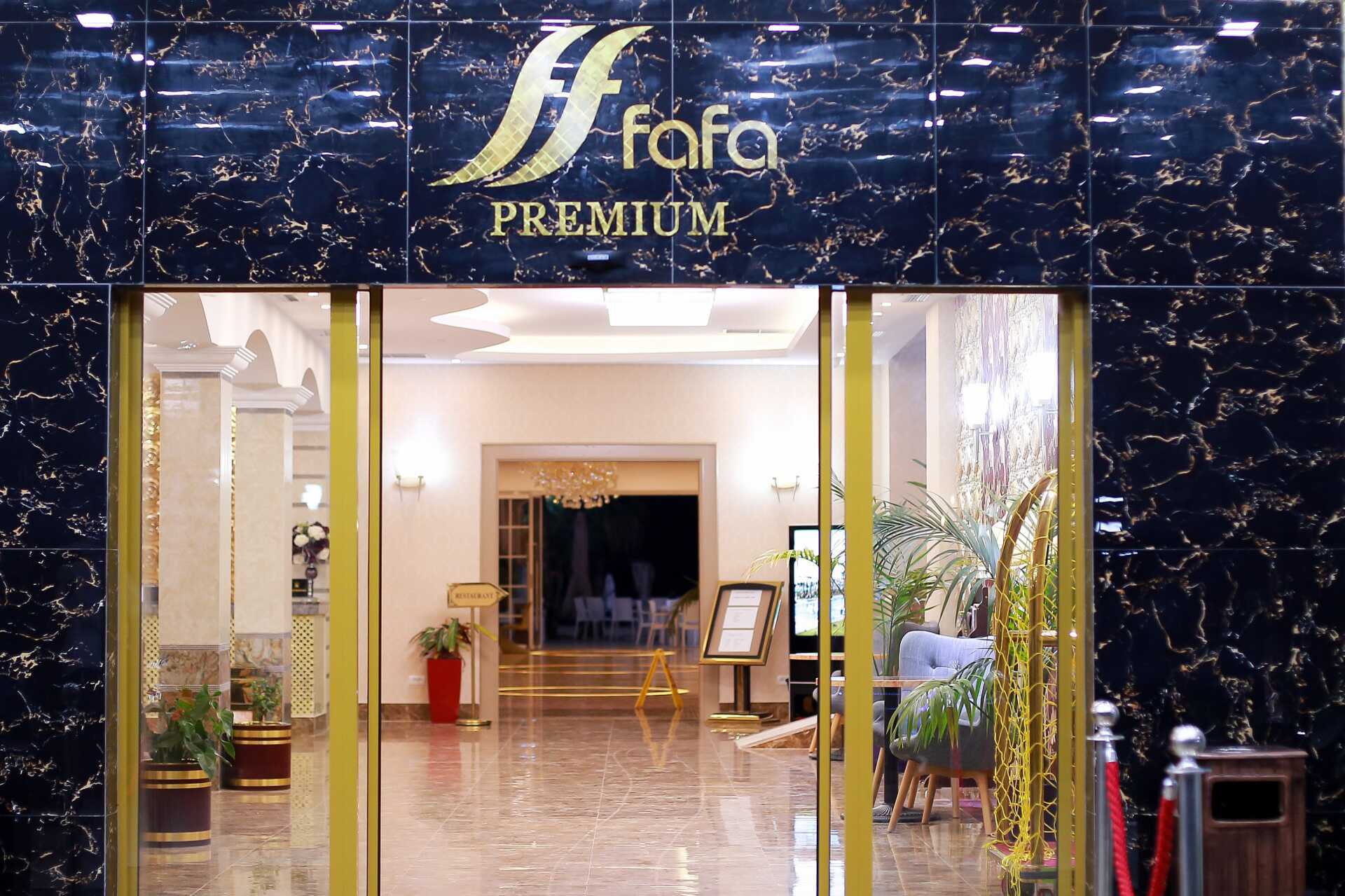 Hotell Fafa Premium vid Durres riviera i Albanien.