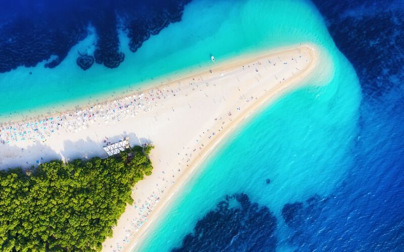3-öars speedbåtstur – Golden Horn Beach, Blue Lagoon & Jelsa
