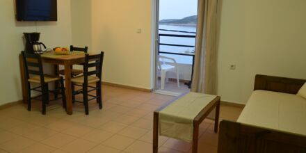 Tvårumslägenhet på hotell 9 Muses i Agios Nikolaos på Kreta.