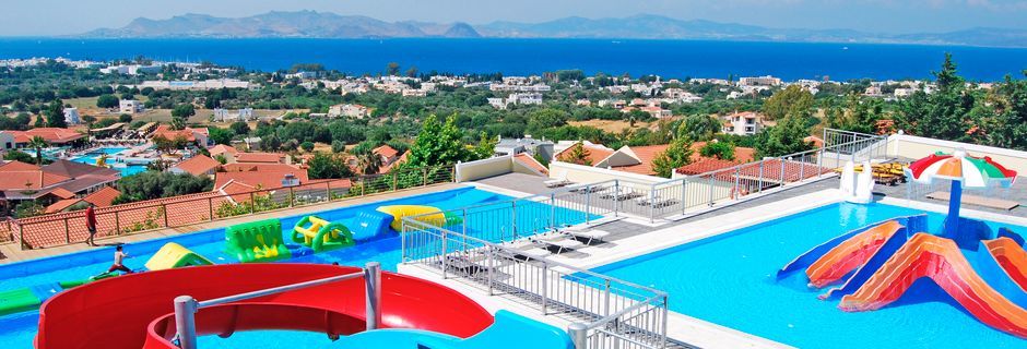 Hotell Aegean View Aqua Resort i Psalidi, Kos.