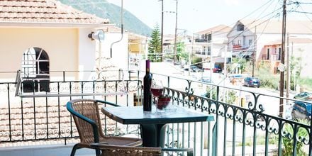 Lägenhet på hotell Aggelos på Lefkas, Grekland.