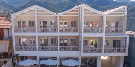 Hotell Aggelos på Lefkas, Grekland.