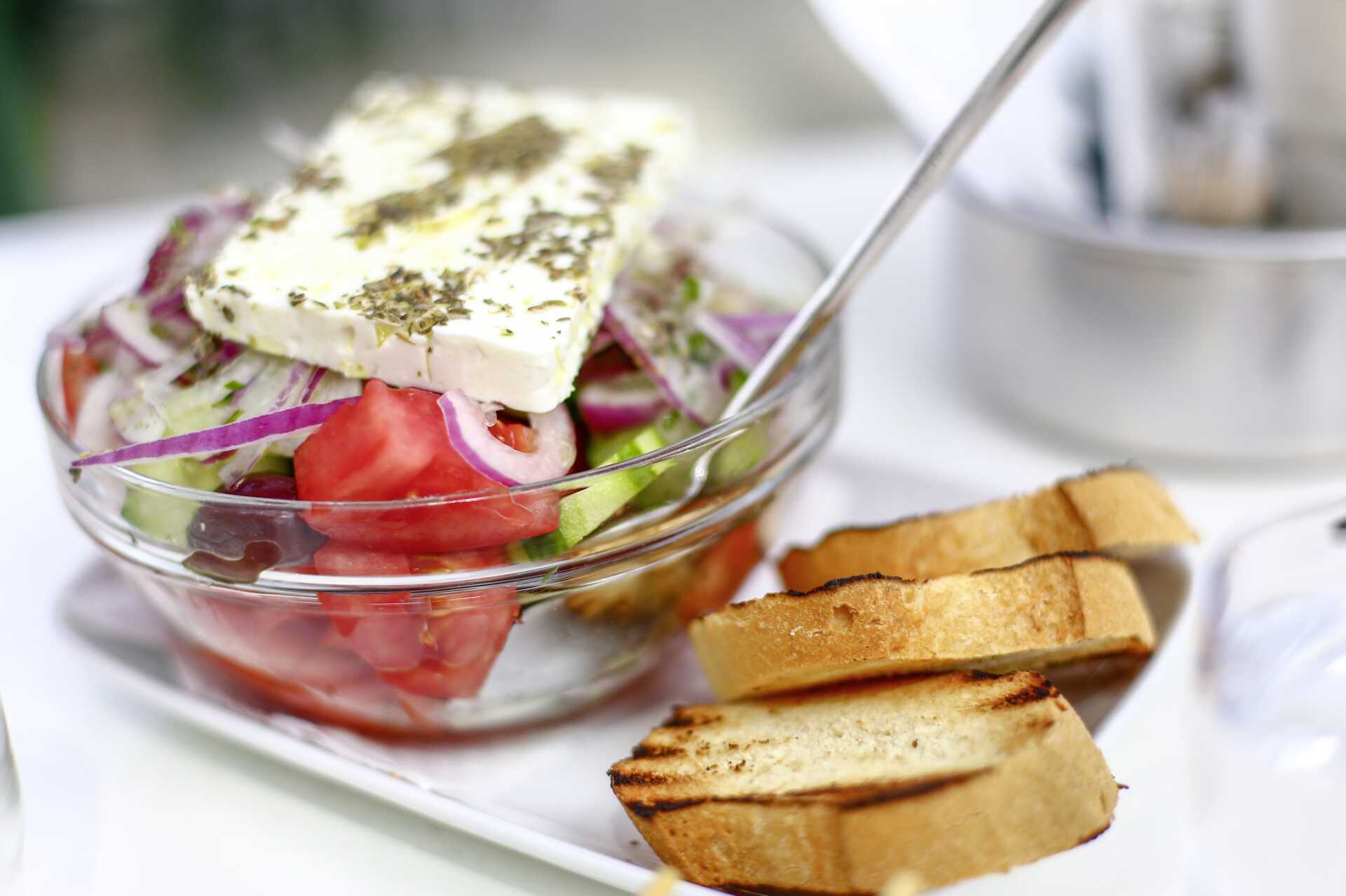 Grekisk sallad.