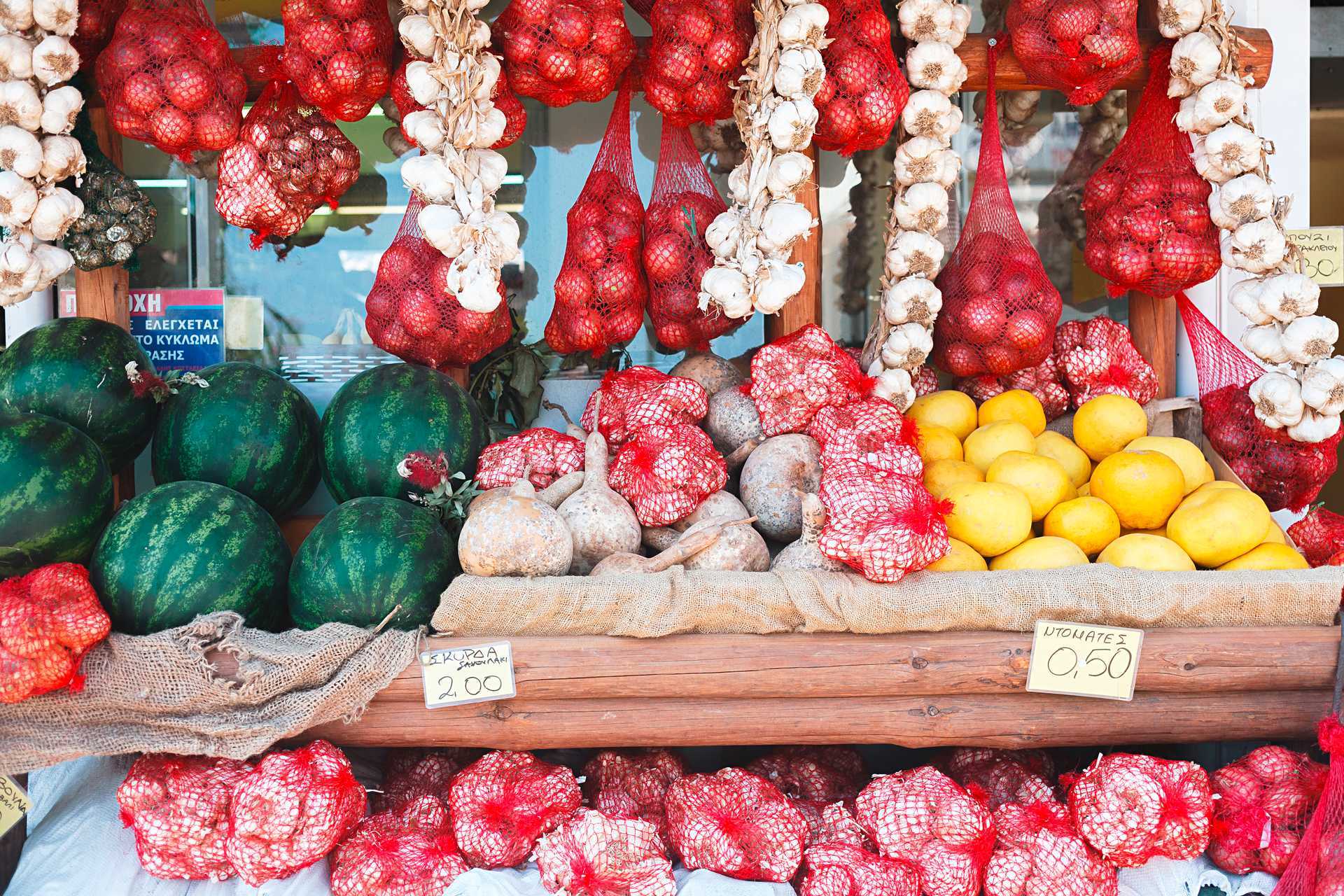 Agios Gordis på Korfu, Grekland.
