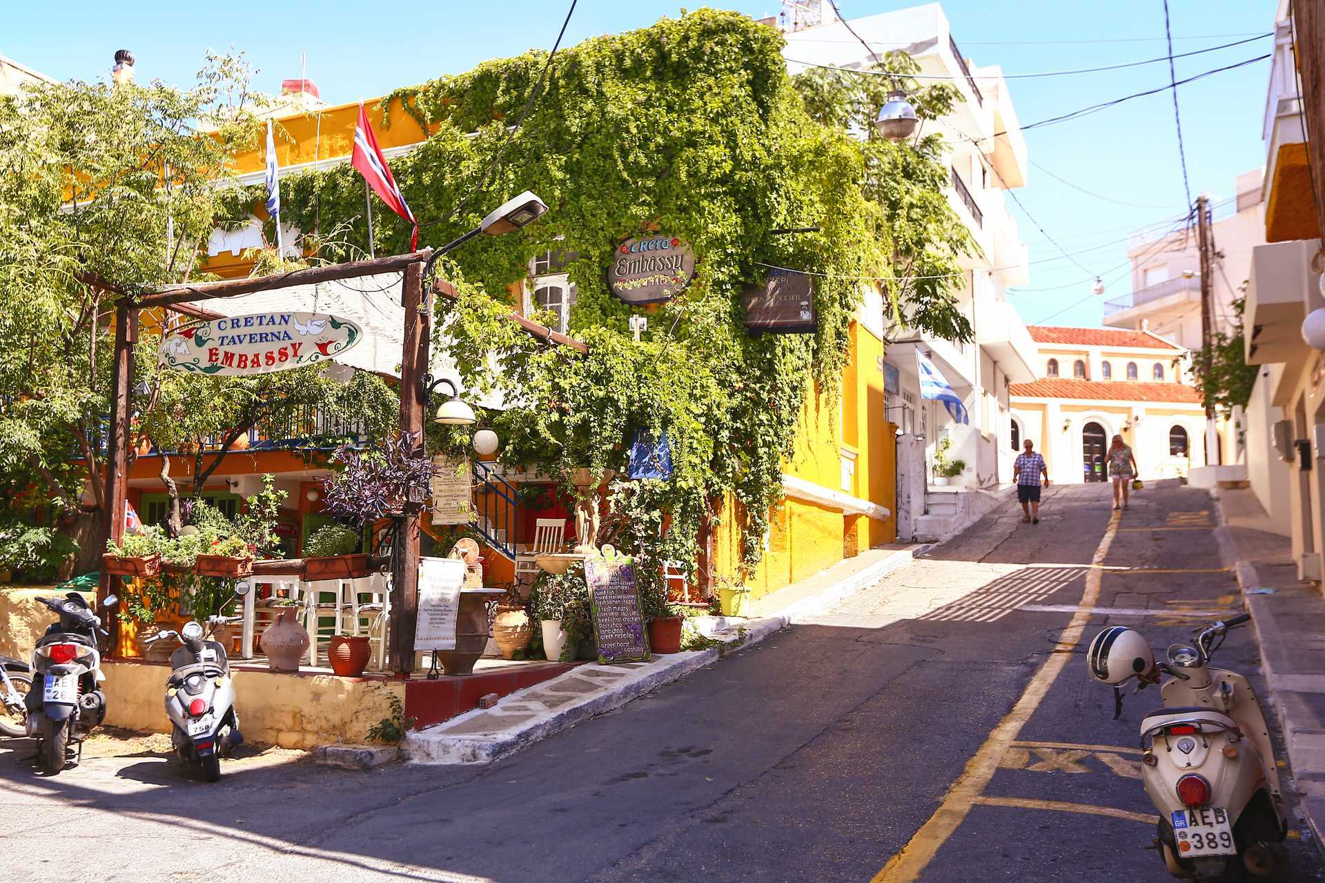 Agios Nikolaos på Kreta.