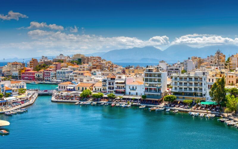 Marknad i Agios Nikolaos
