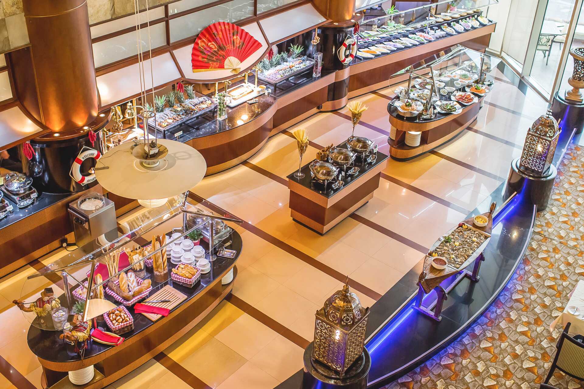 Restaurang Sevilla på Al Raha Beach i Abu Dhabi, Förenade Arabemiraten.