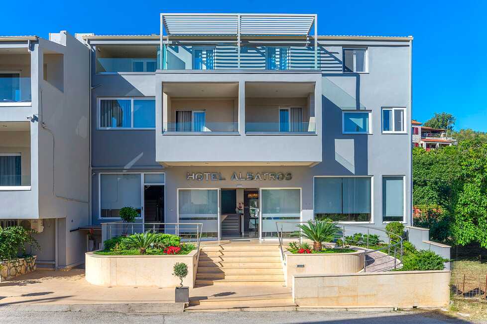 Hotell Albatros i Sivota, Grekland.