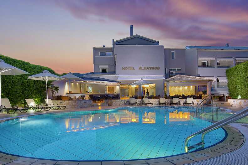 Hotell Albatros i Sivota, Grekland.