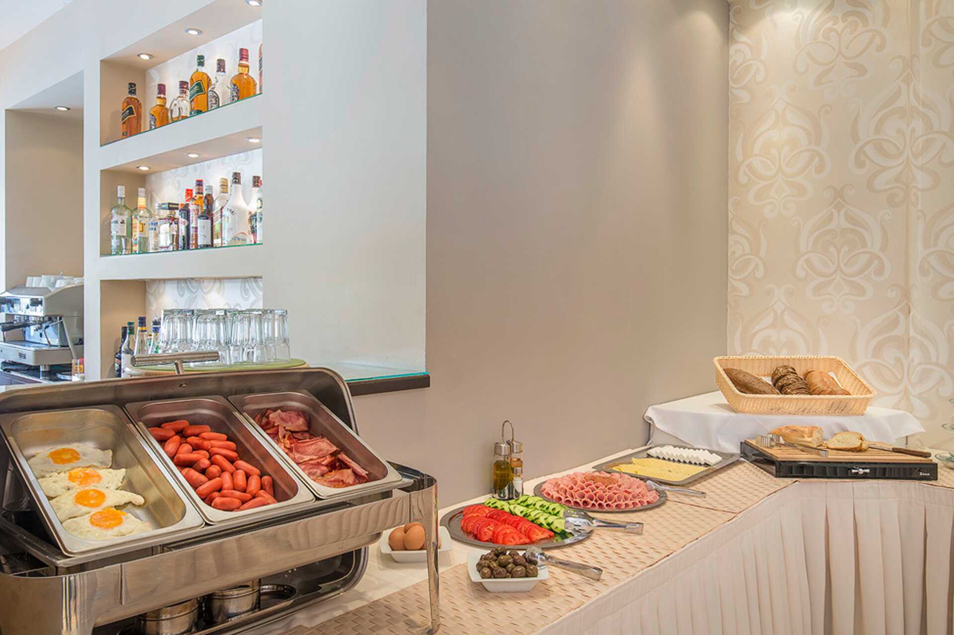 Restaurangen på hotell Albatros i Sivota, Grekland.