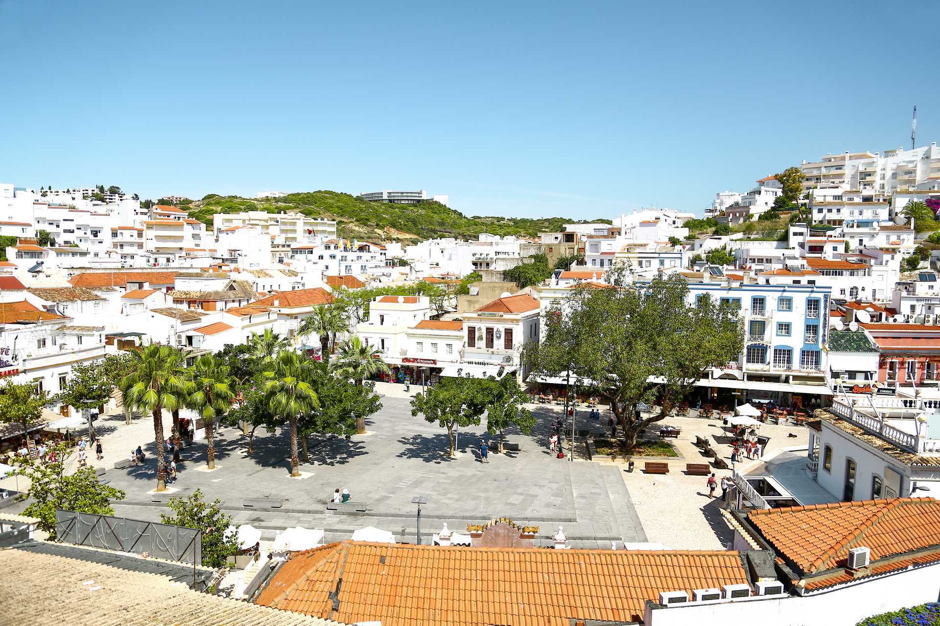 Gamla stan i Albufeira, Algarvekusten.