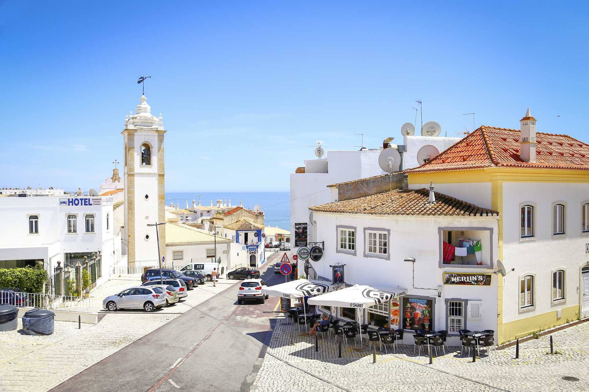 Gamla stan i Albufeira på Algarvekusten.
