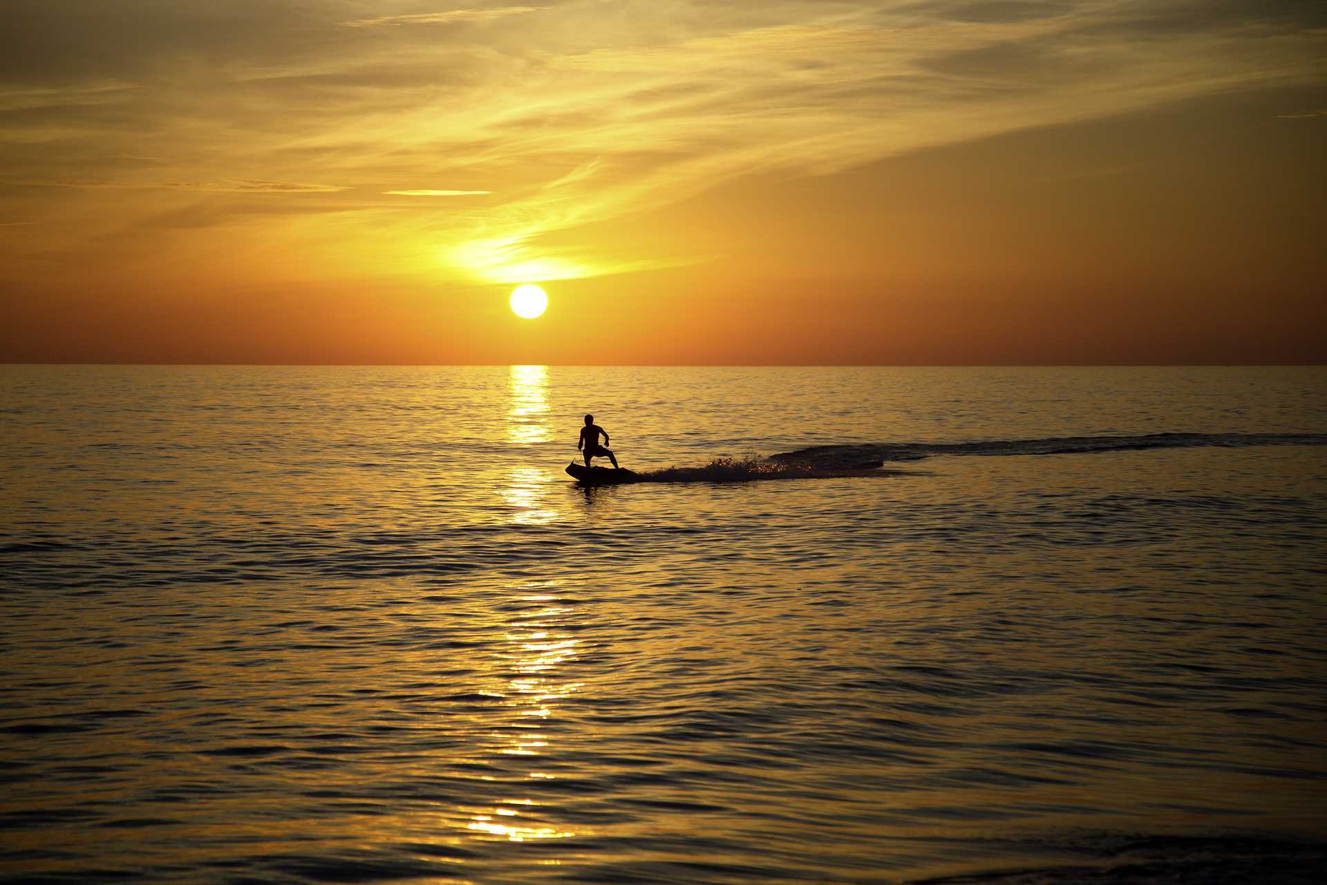 Surfing.
