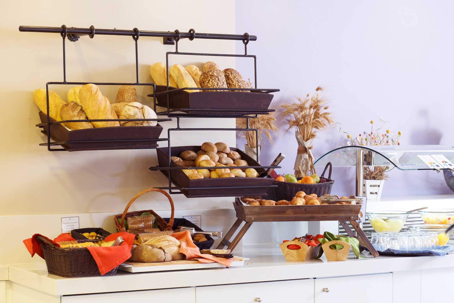 Restaurang på hotell Alianthos Garden i Plakias på Kreta, Grekland.