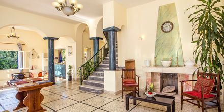 Lobby på hotell Alinda på Leros, Grekland.