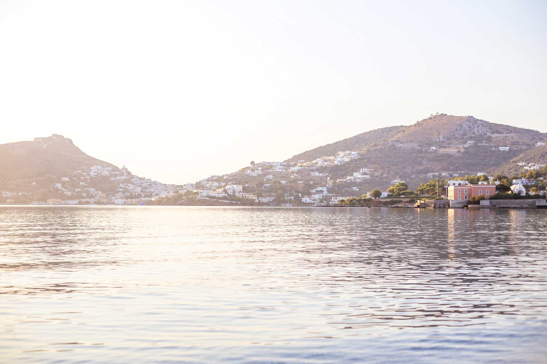 Utsikter från hotell Alinda på Leros, Grekland.