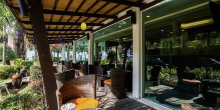 Café på hotell Aonang Princeville Villa Resort & Spa i Krabi, Thailand.