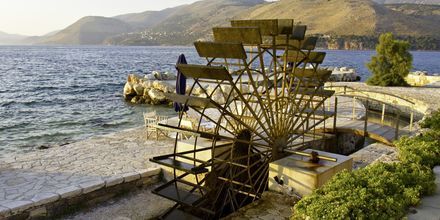 Vattenhjul på Kefalonia i Grekland.
