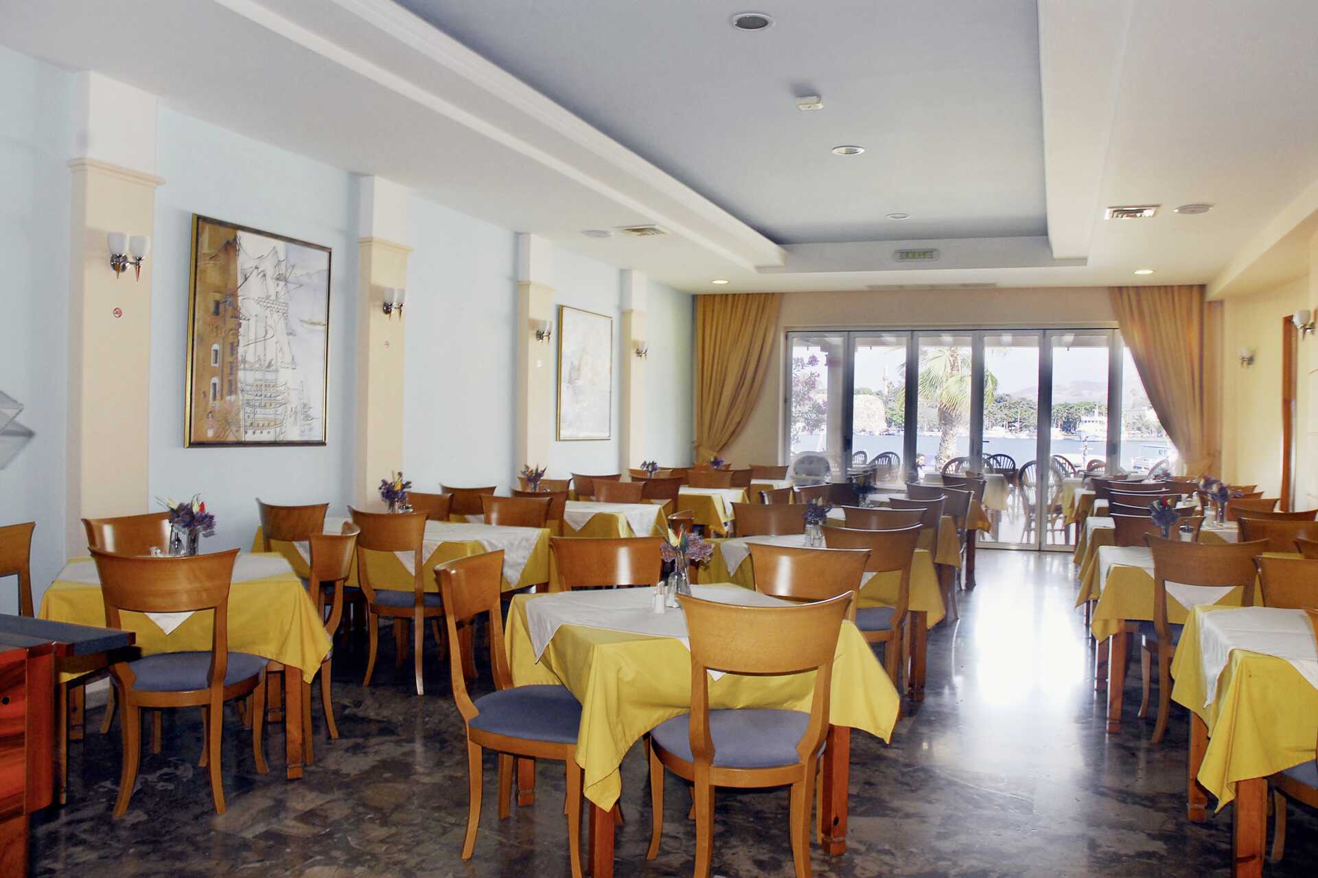 Restaurang Adromeda på hotell Astron på Kos, Grekland.