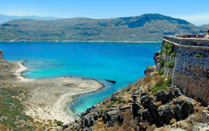 Balos - den blå lagunen, och Gramvousa