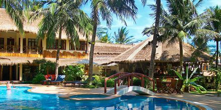 Pool på hotell Bamboo Village Resort i Phan Thiet, Vietnam.