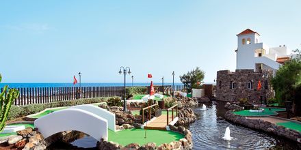 Minigolfbana på hotell Barcelo Castillo Beach Resort på Fuerteventura.