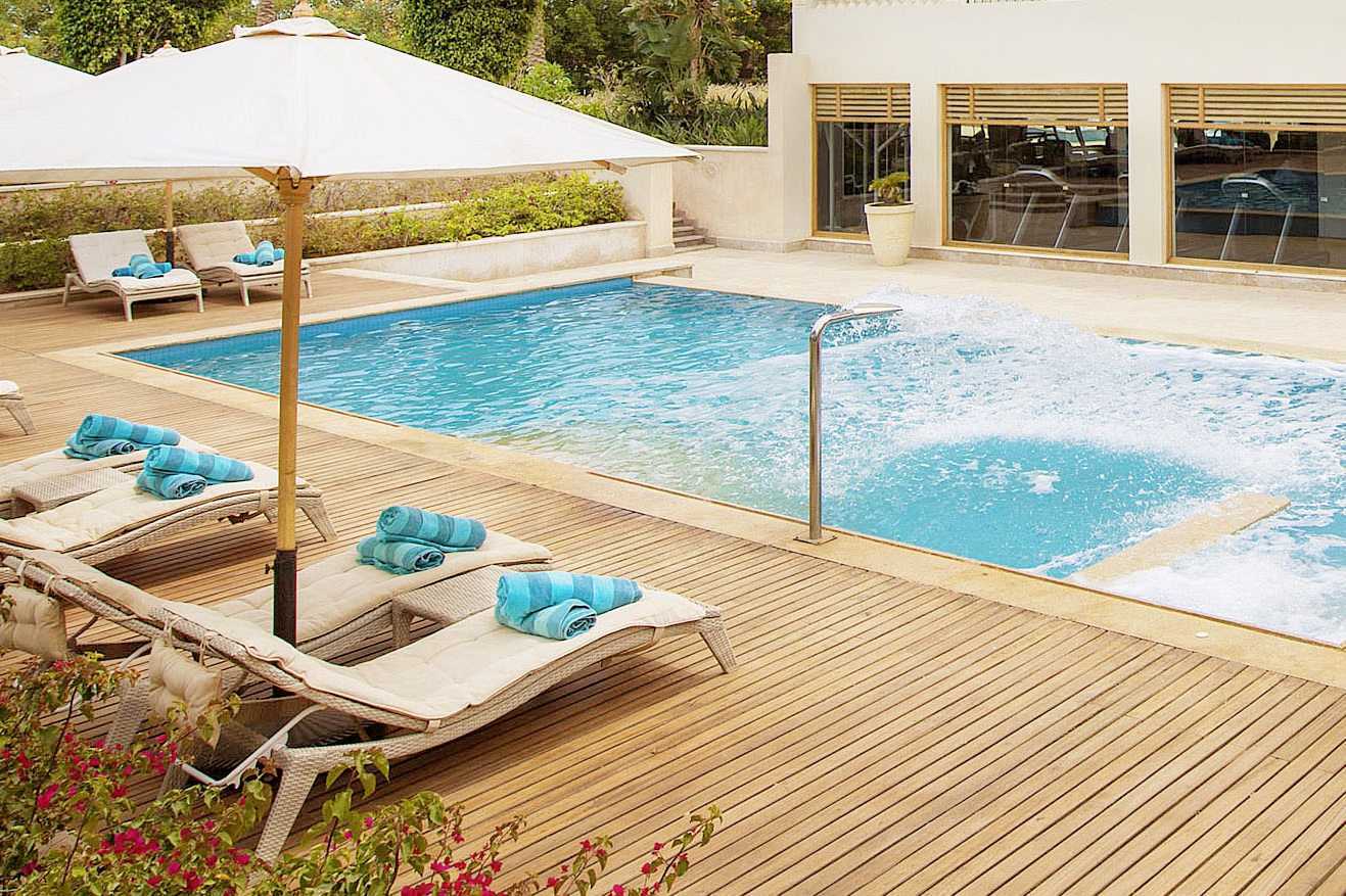 Pool på hotell Baron Palace Resort i Sahl Hasheesh, Egypten.