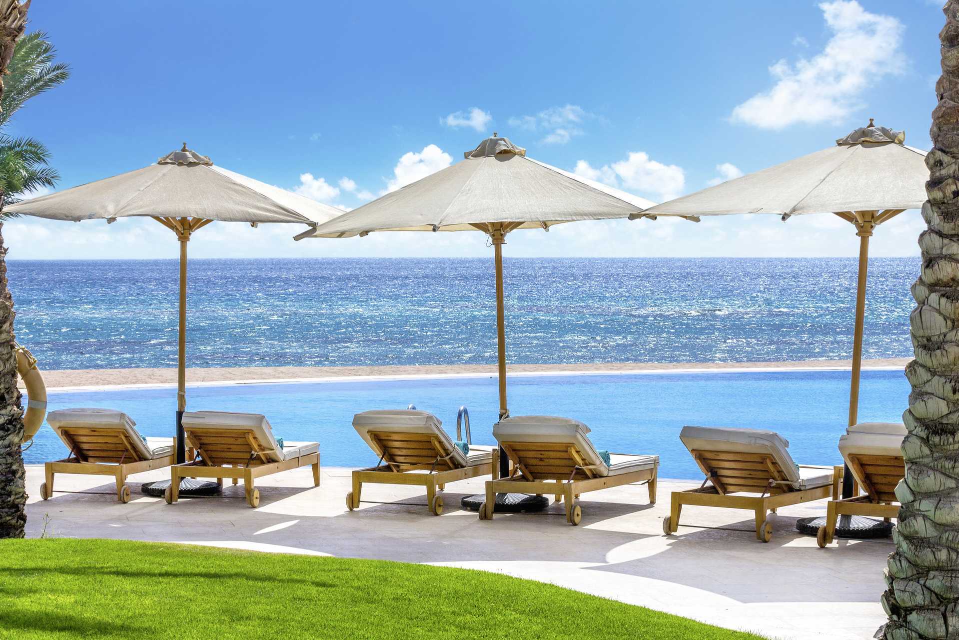 Pool på hotell Baron Palace Resort i Sahl Hasheesh, Egypten.