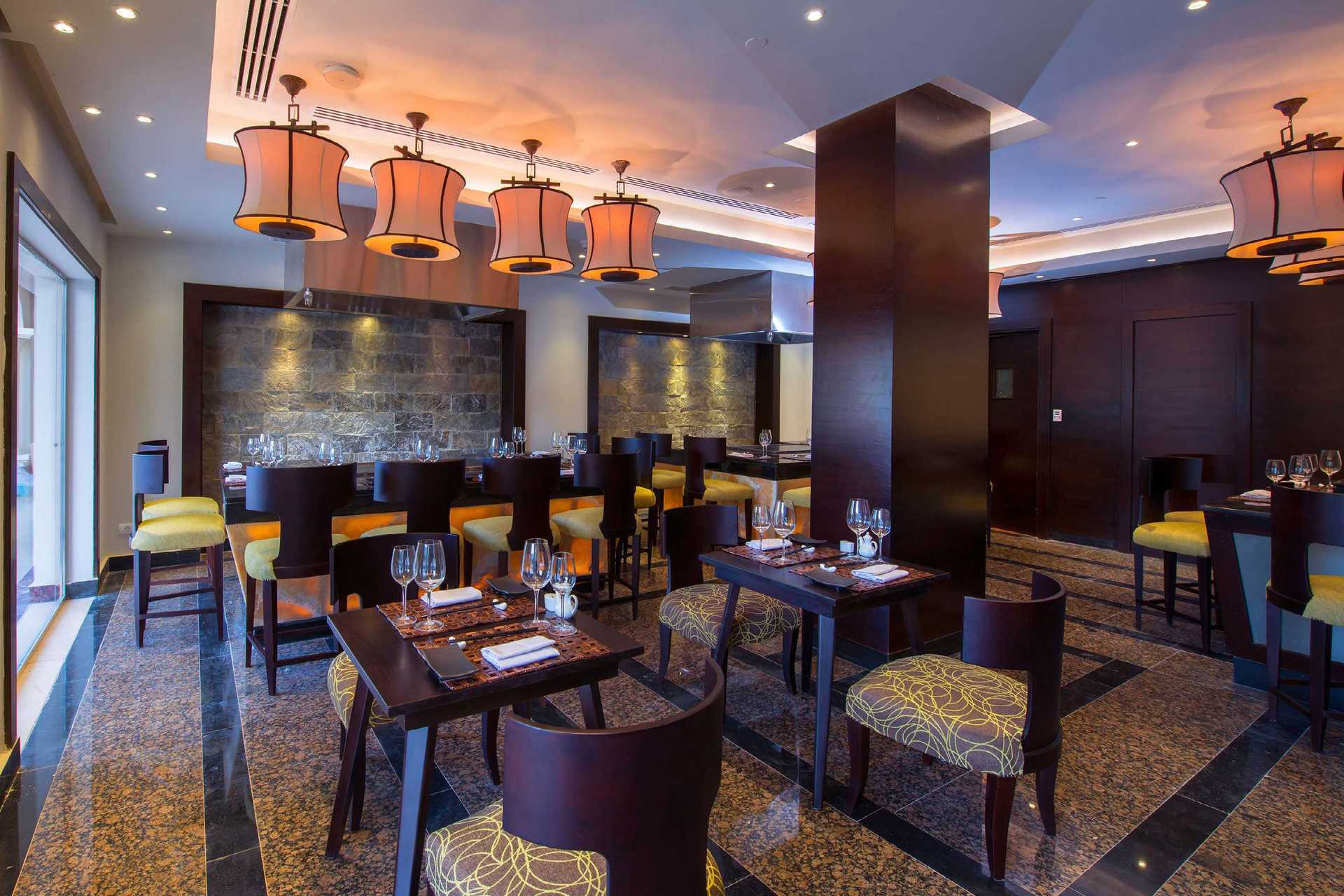 Restaurang Mikado på hotell Baron Palace Resort i Sahl Hasheesh, Egypten.