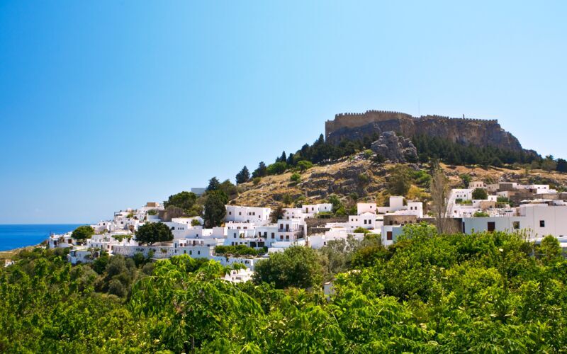 En kväll i Lindos