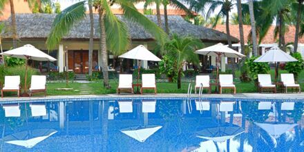 Poolen på hotell Blue Ocean Resort i Phan Thiet, Vietnam.