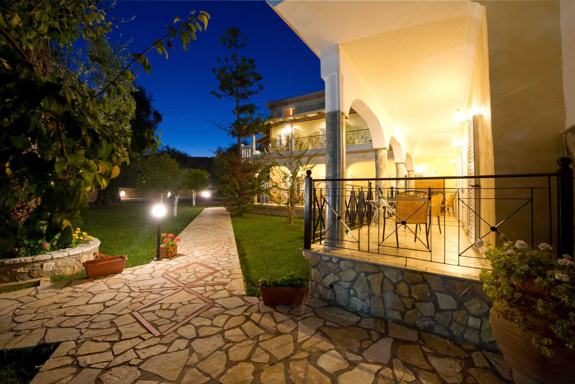 Hotell Byzantion i Parga, Grekland.