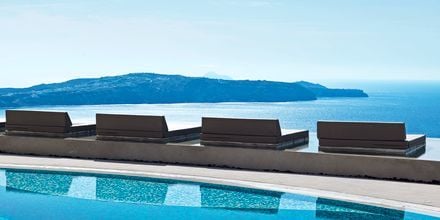 Pool på hotell Caldera's Lillium, Santorini.