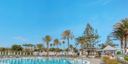 Poolområde på hotell Canary Garden Club i Maspalomas på Gran Canaria.