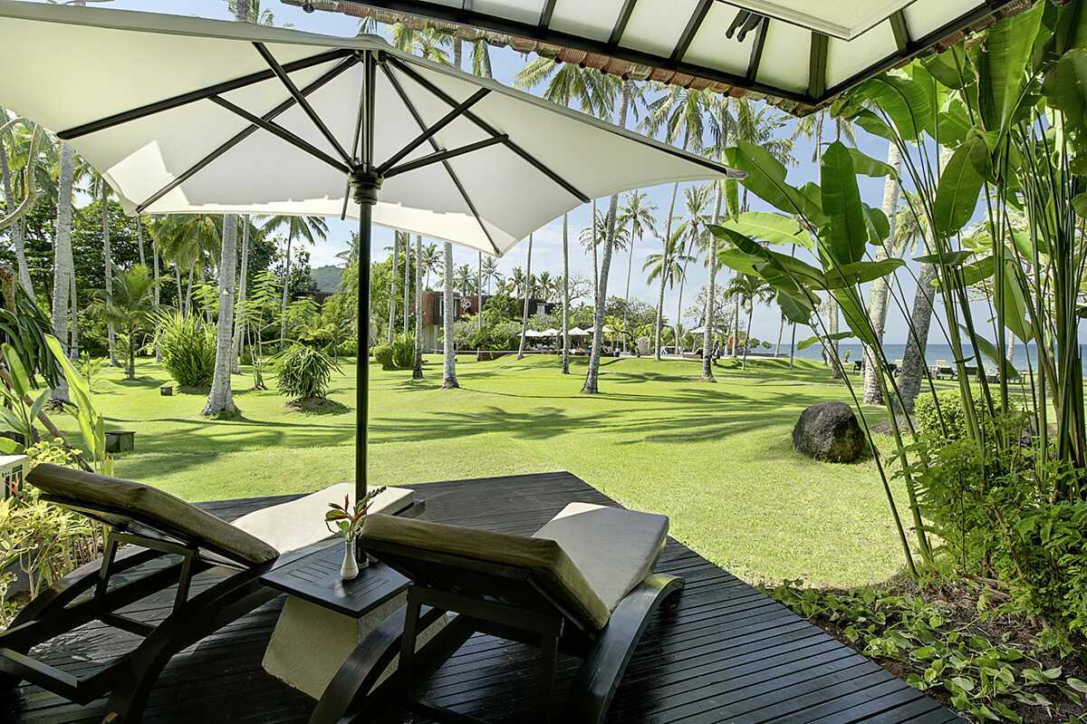 Deluxerum på Candi Beach Resort & Spa, Bali.