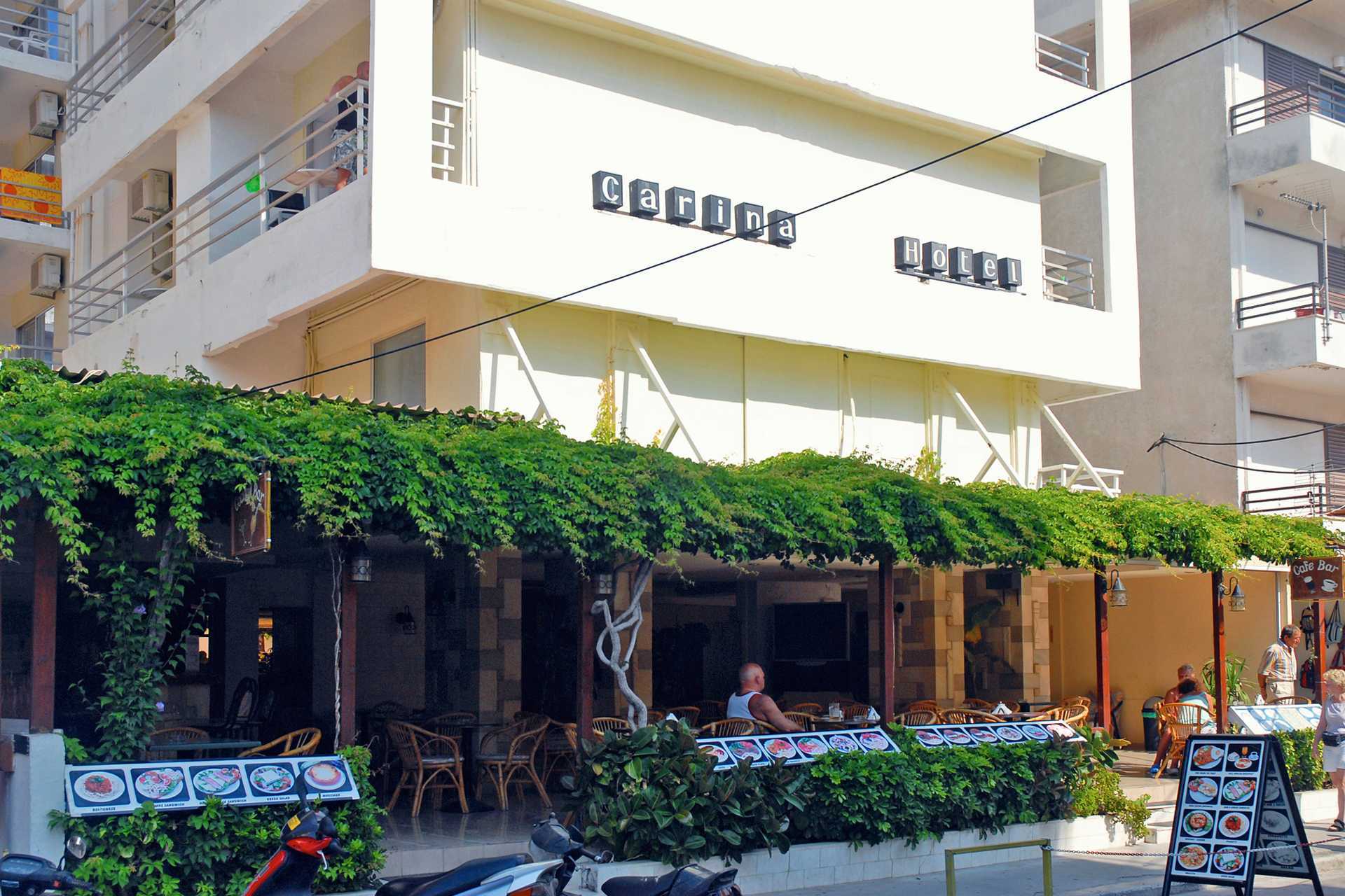 Hotell Carina i Rhodos stad, Grekland.