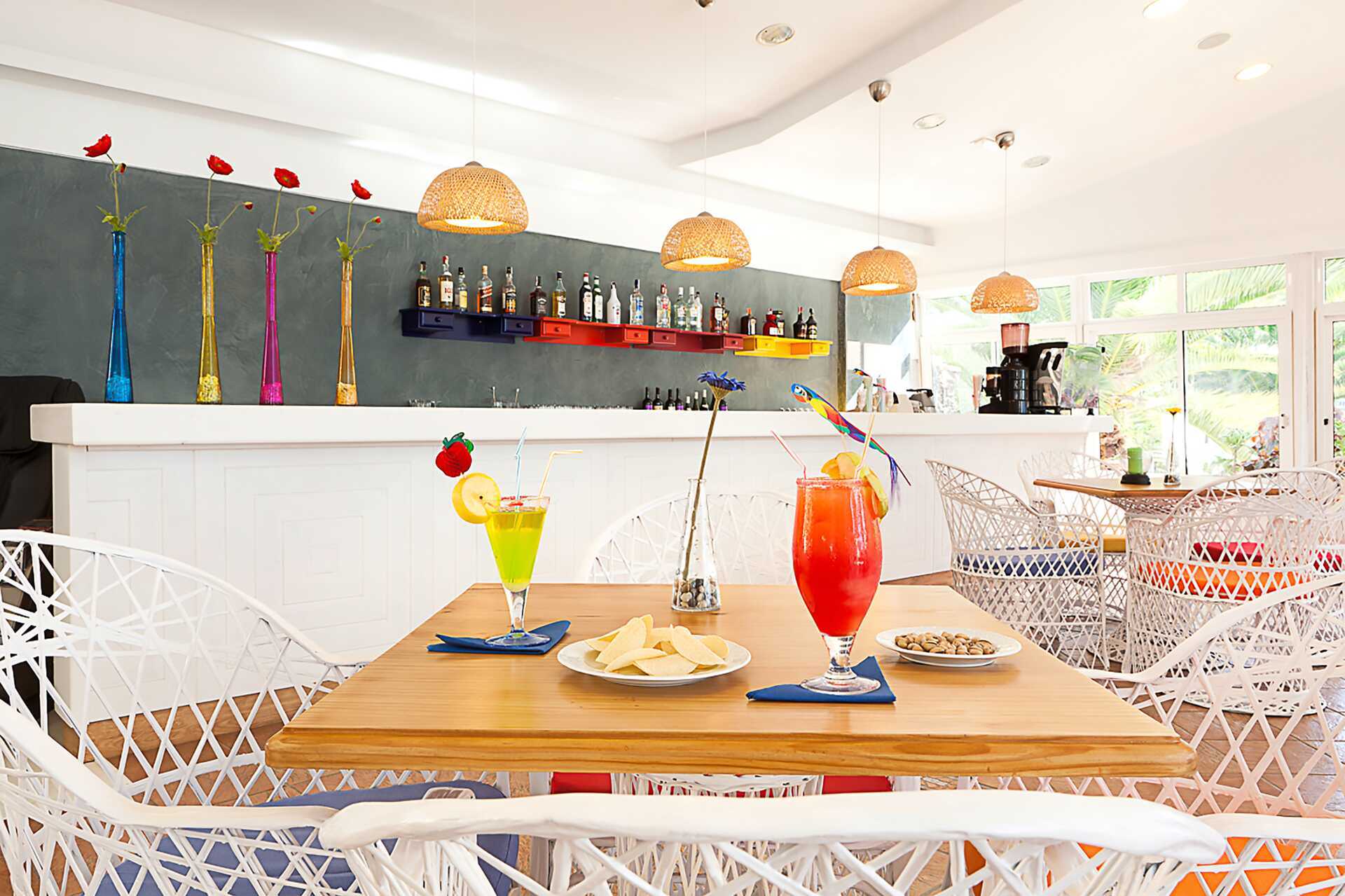 Bar på Bungalows Atlantida, Teneriffa.