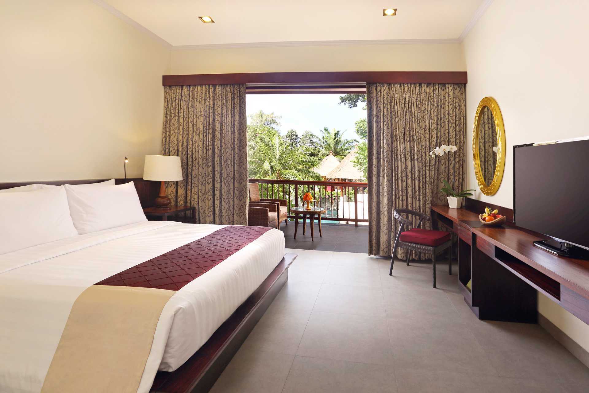 Deluxerum på hotell Griya Santrian i Sanur, Bali.