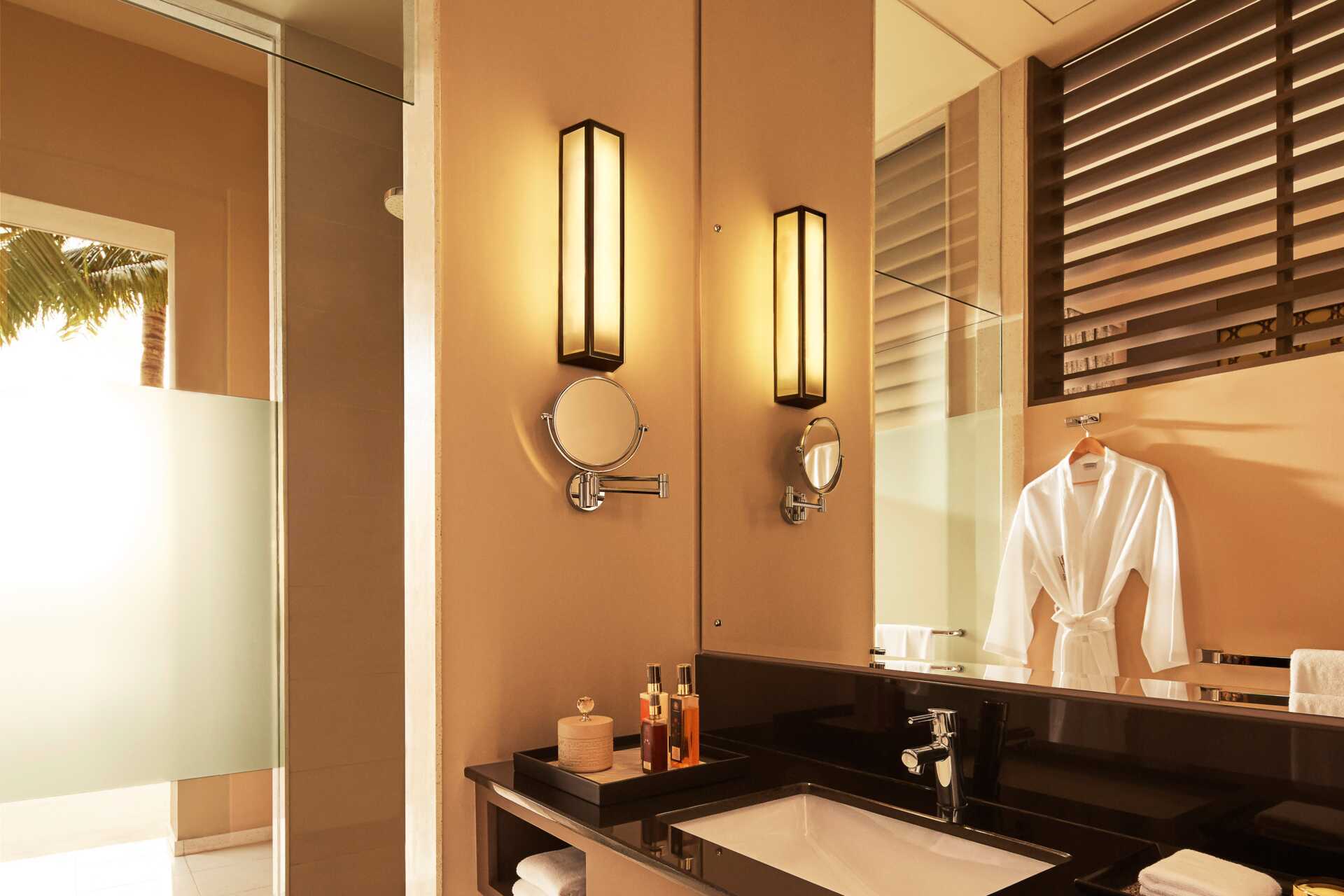 Deluxerum på hotell Heritance Negombo på Sri Lanka.