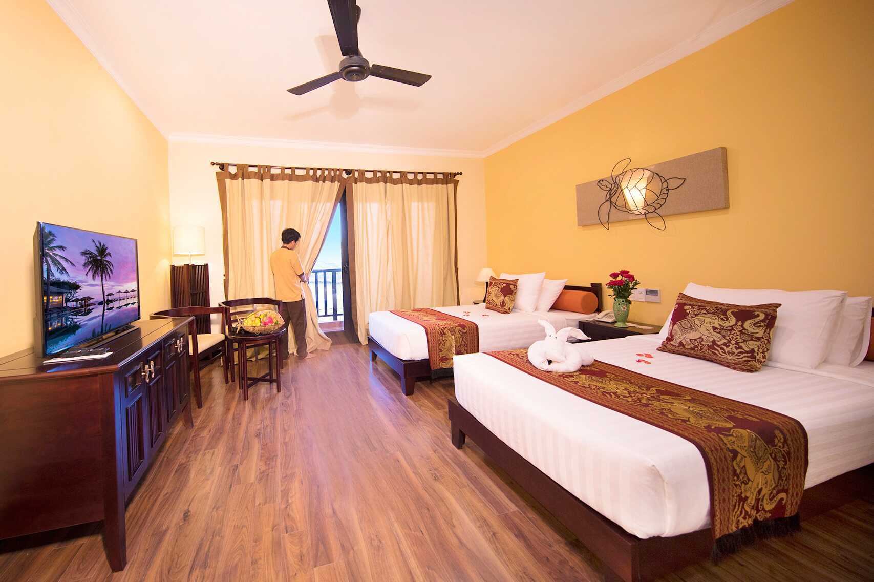 Deluxerum på hotell Seahorse Resort & Spa i Phan Thiet, Vietnam.