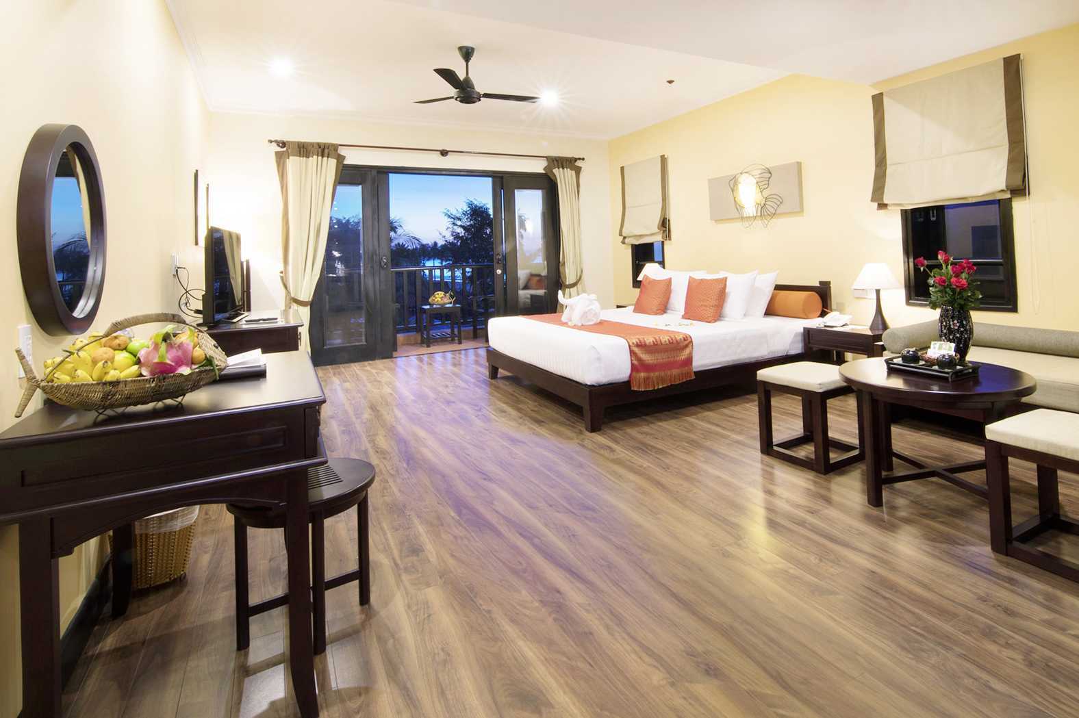 Deluxerum på hotell Seahorse Resort & Spa i Phan Thiet, Vietnam.