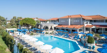 Pool på hotell Dennys Inn i Kalamaki, Zakynthos, Grekland.