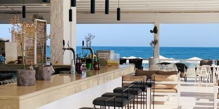 Restaurang på hotell Dimitrios Village Beach Resort i Rethymnon på Kreta, Grekland.