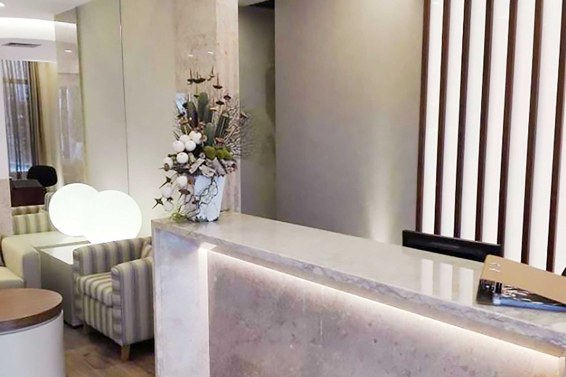 Lobby på hotell Do Centro i Funchal, Madeira.