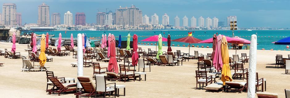 Doha, huvudstad i Qatar, är ett nytt, spännande resmål hos Apollo.