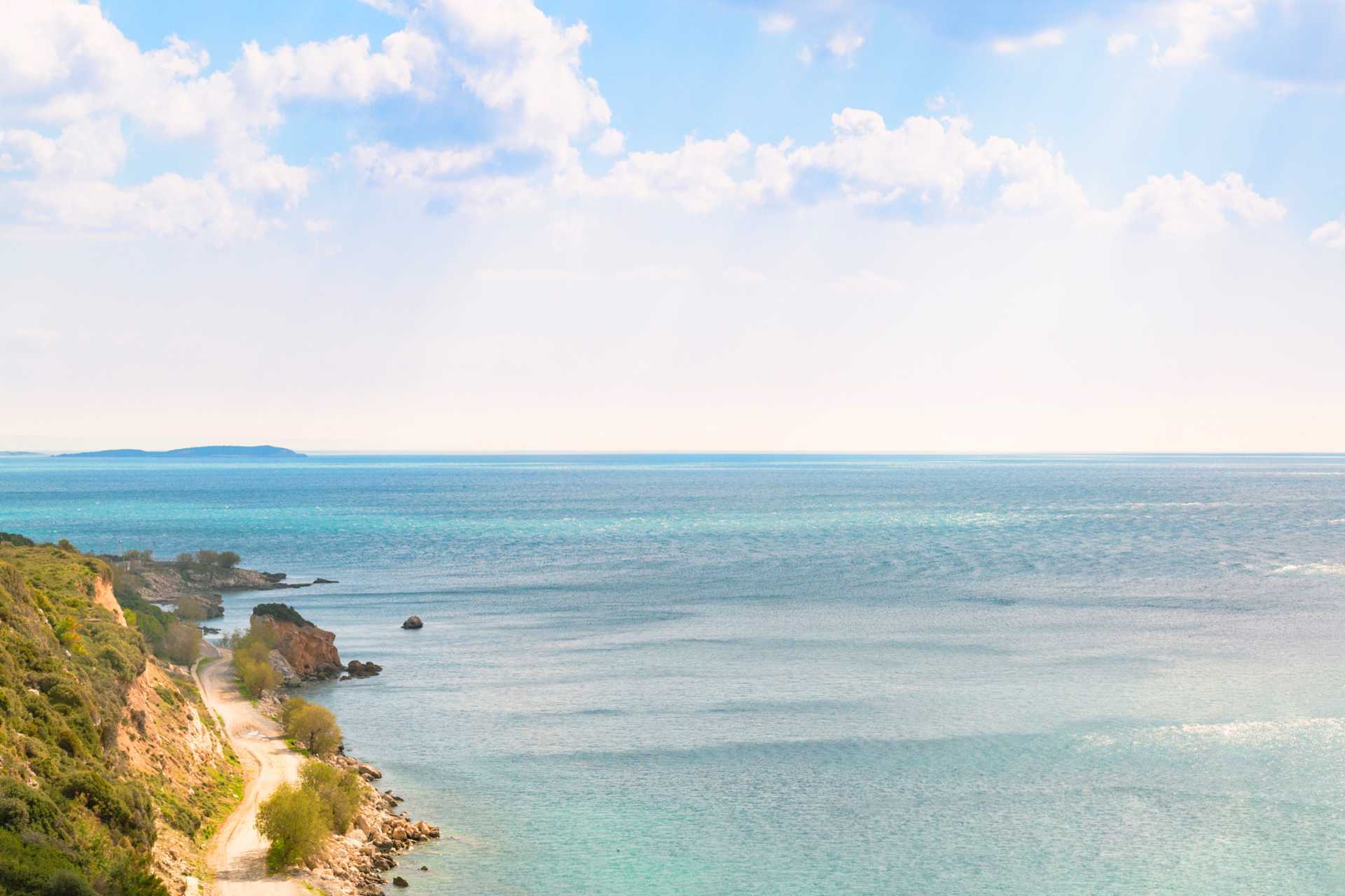 Hotell Lithos i Pythagorion på Samos, Grekland.