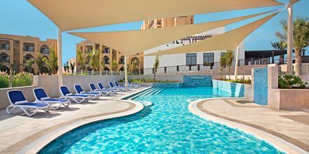 Barnpool på hotell Doubletree by Hilton Marjan Island i Ras al Khaimah.
