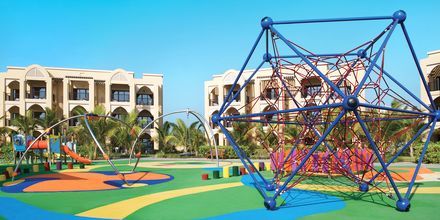Lekplats på hotell Doubletree by Hilton Marjan Island i Ras al Khaimah.