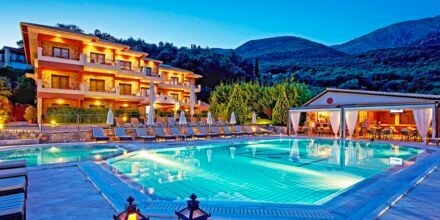 Dracos Hotel i Parga, Grekland.