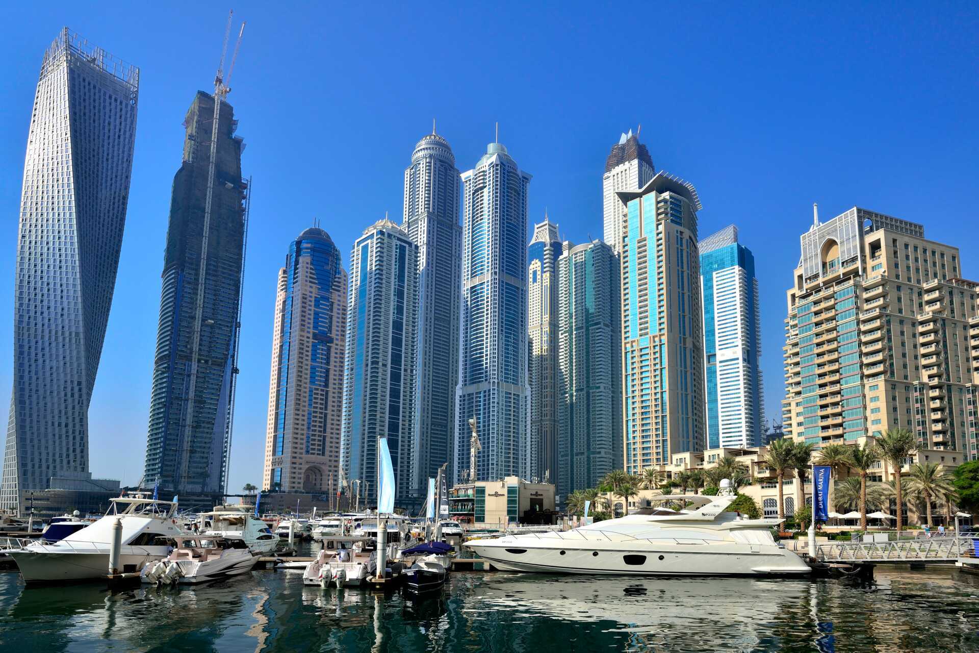 Dubai Marina i Förenade Arabemiraten.